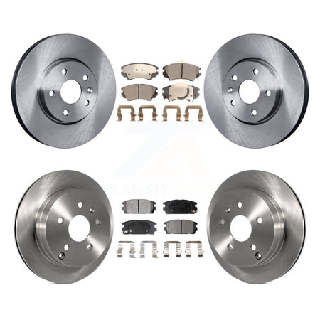 Front Rear Disc Brake Rotors And Semi-Metallic Pads Kit For GMC Terrain K8F-105233