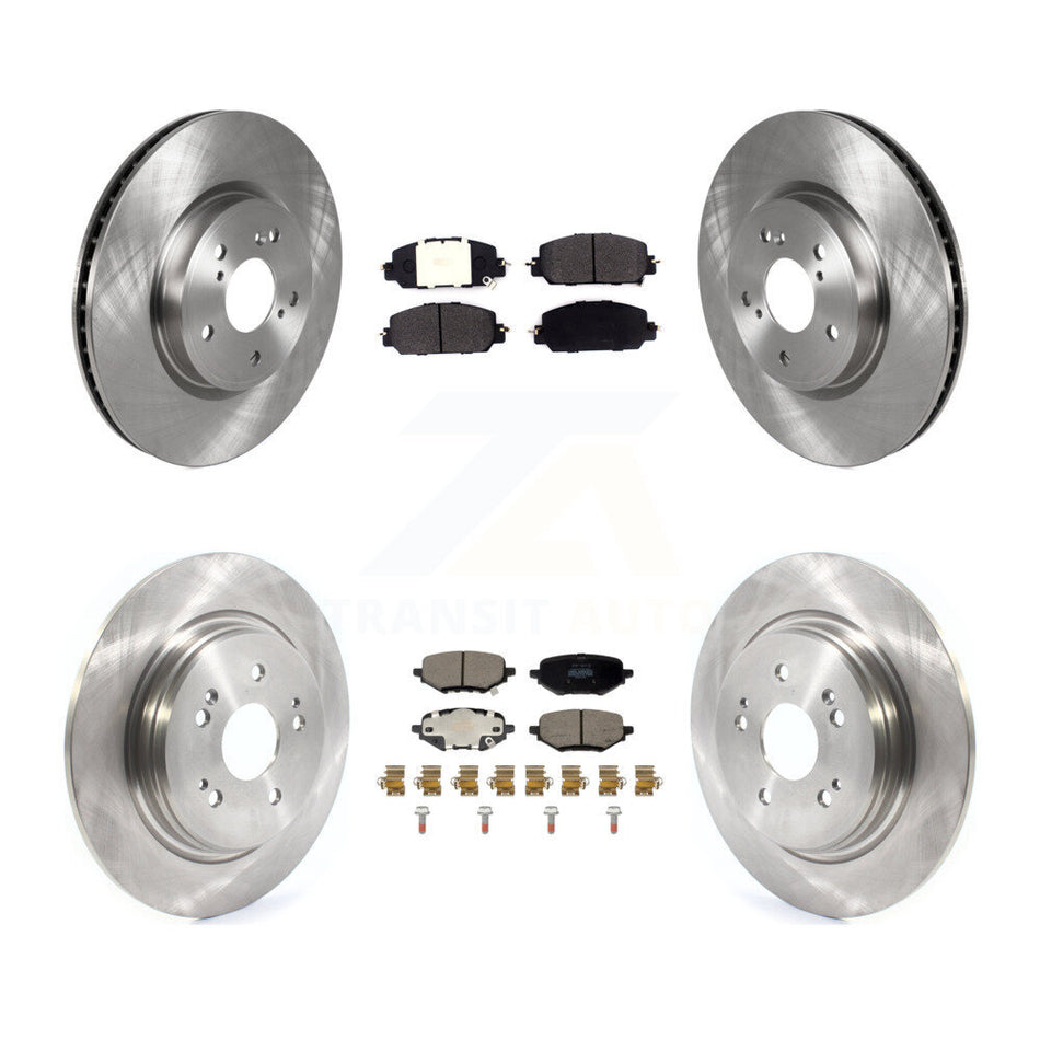 Front Rear Disc Brake Rotors And Semi-Metallic Pads Kit For 2023 Honda HR-V K8F-105242