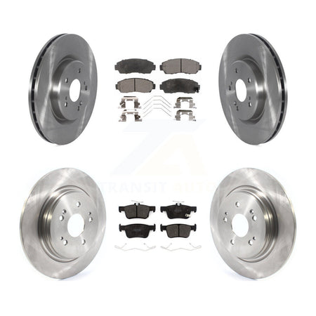 Front Rear Disc Brake Rotors And Semi-Metallic Pads Kit For 2022-2024 Acura RDX K8F-105245