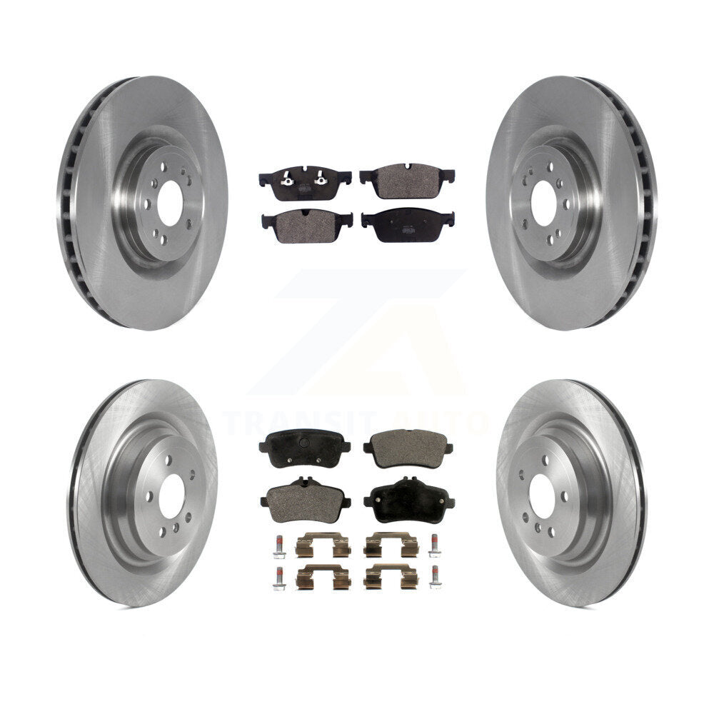 Front Rear Disc Brake Rotor And Semi-Metallic Pad Kit For Mercedes-Benz GL350 GL550 GL450 K8F-105248