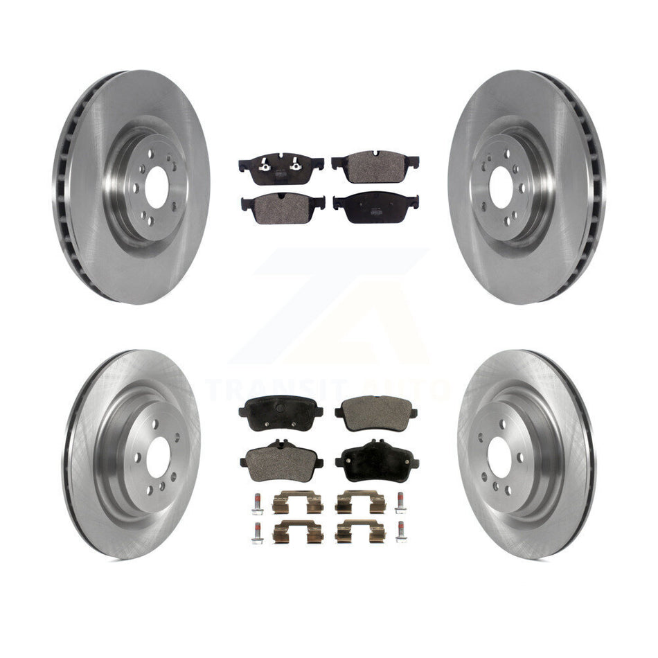 Front Rear Disc Brake Rotor And Semi-Metallic Pad Kit For Mercedes-Benz GL350 GL550 GL450 K8F-105248