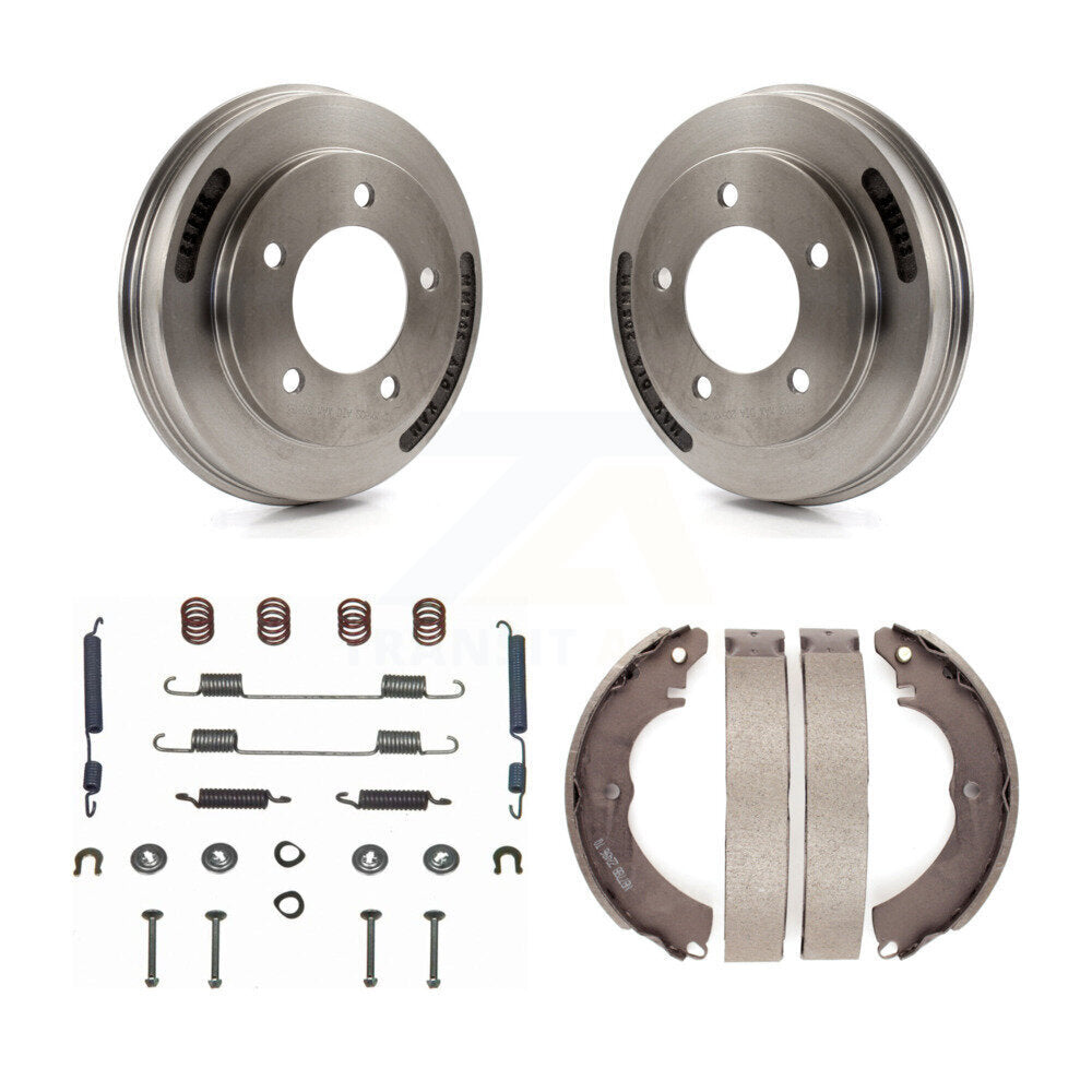Rear Brake Drum Shoes Spring Kit For 2007 Mitsubishi Lancer ES LS With 16" Factory Wheels K8N-100388