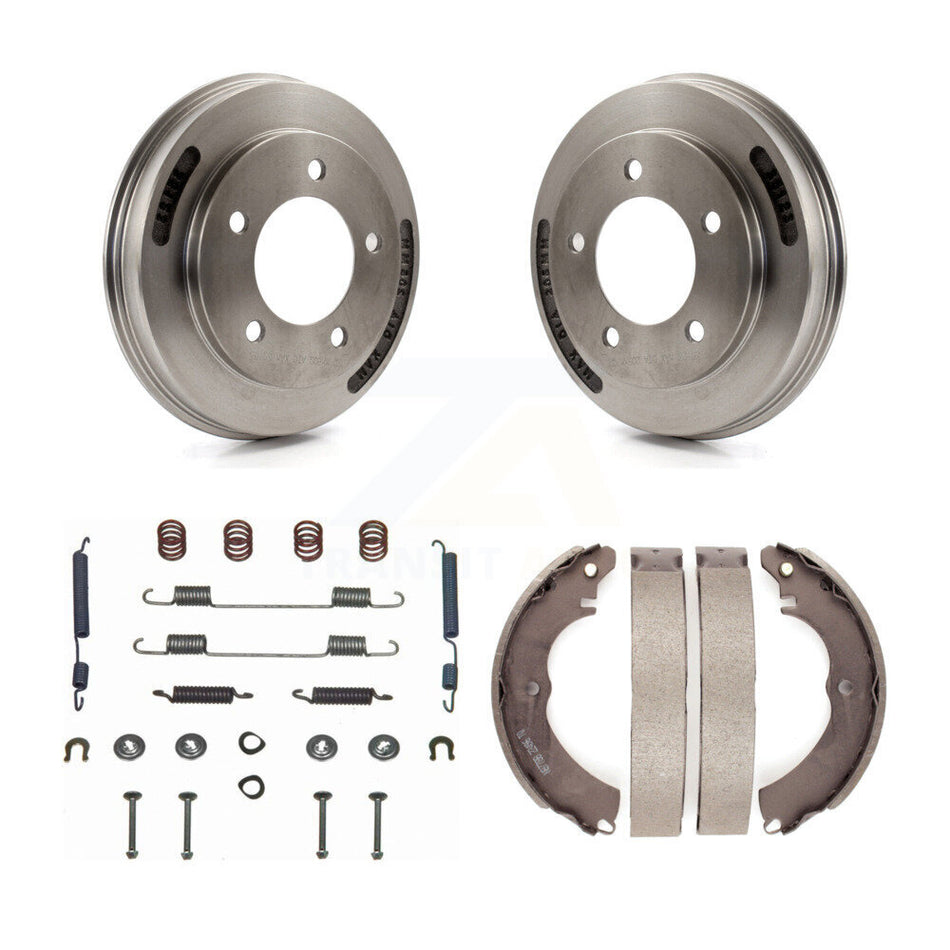 Rear Brake Drum Shoes Spring Kit For 2007 Mitsubishi Lancer ES LS With 16" Factory Wheels K8N-100388