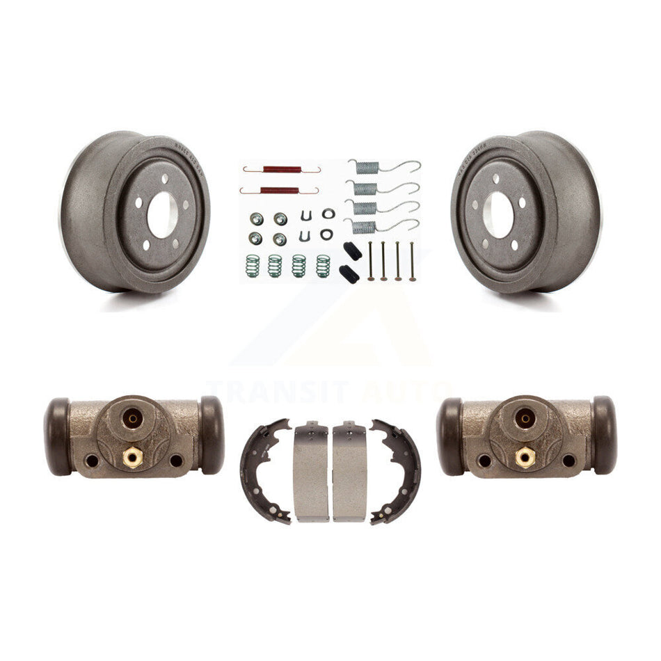 Rear Brake Drum Shoes Spring And Cylinders Kit For Jeep Wrangler Cherokee With 9" Diameter 4-Wheel ABS K8N-100405