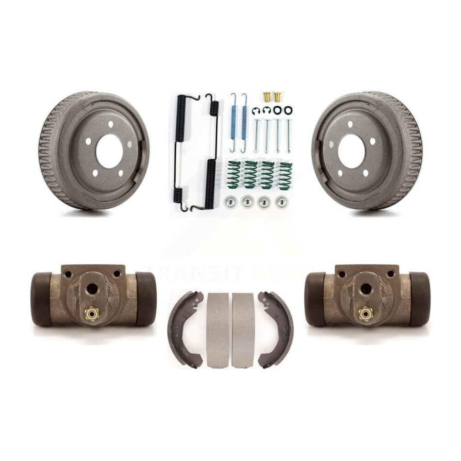 Rear Brake Drum Shoes Spring And Cylinders Kit For 1988-1991 C1500 Chevrolet GMC With Heavy Duty Brakes 2 doors with Extended Cab Pickup K8N-100407