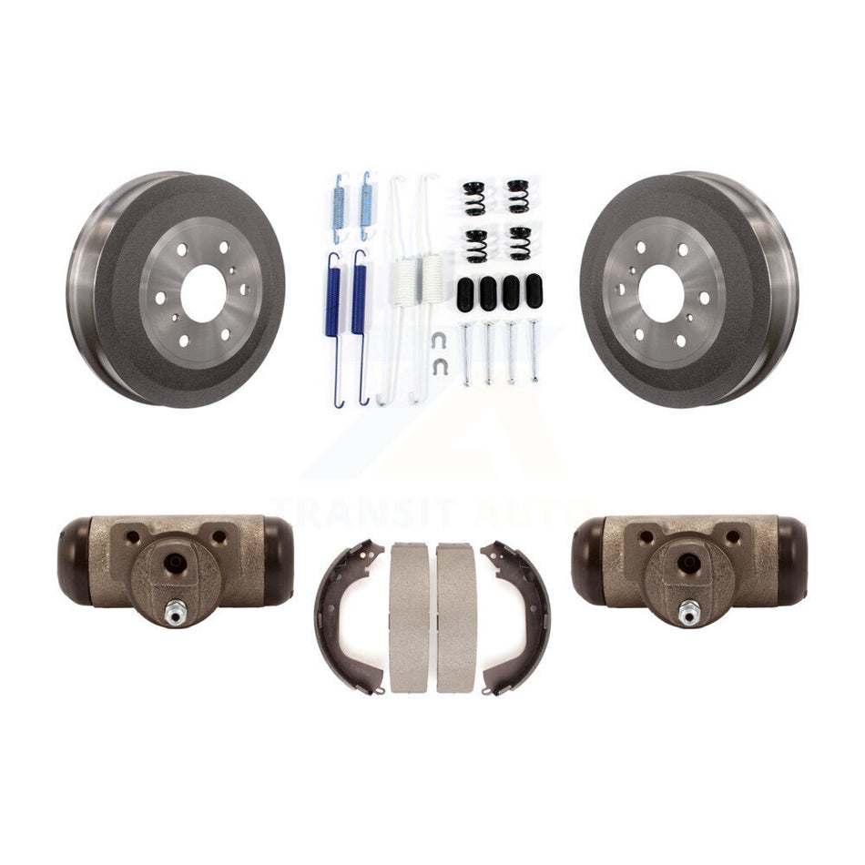 Rear Brake Drum Shoes Spring And Cylinders Kit For 2010-2013 Chevrolet Silverado 1500 GMC Sierra With 7000 Lb GVW K8N-100469