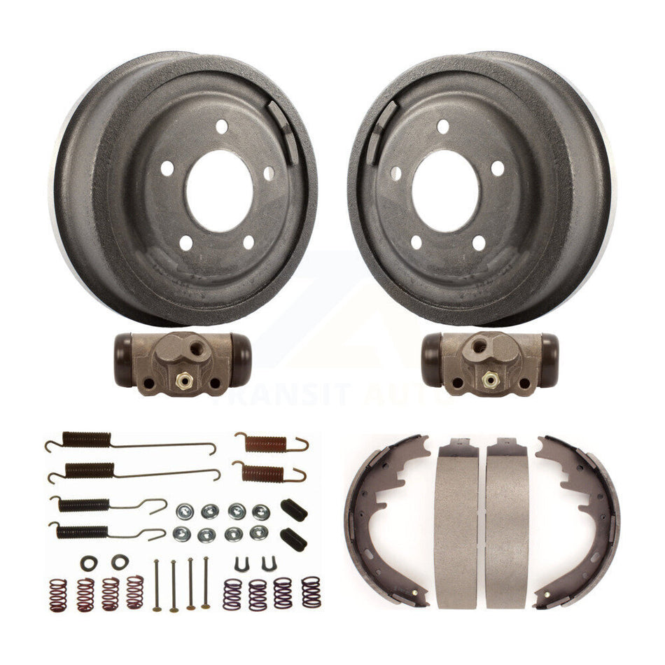Rear Brake Drum Shoes Spring And Cylinders Kit (6Pc) For 1997-1997 Ford E-150 Econoline Club Wagon 15/16" Bore K8N-100472
