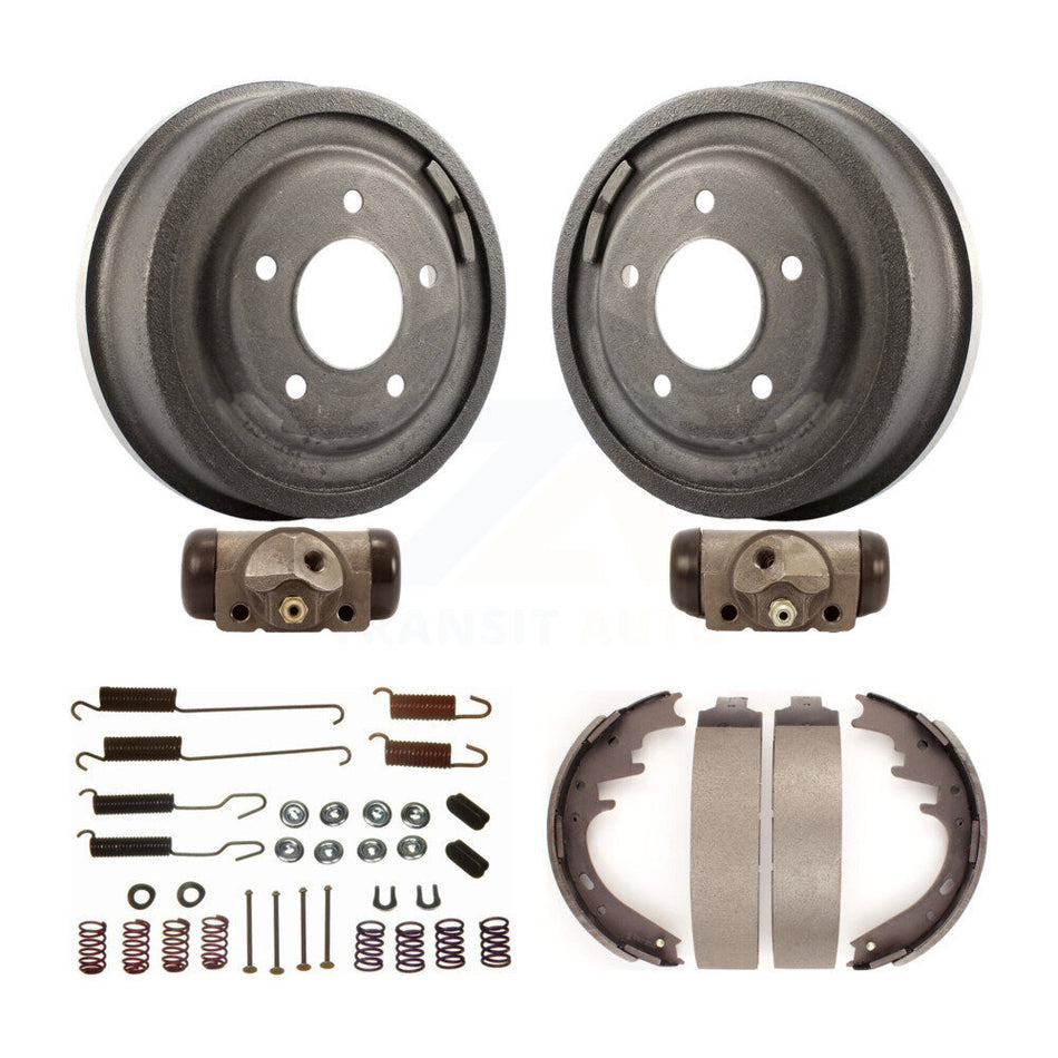 Rear Brake Drum Shoes Spring And Cylinders Kit (6Pc) For Ford E-150 Econoline Club Wagon K8N-100473