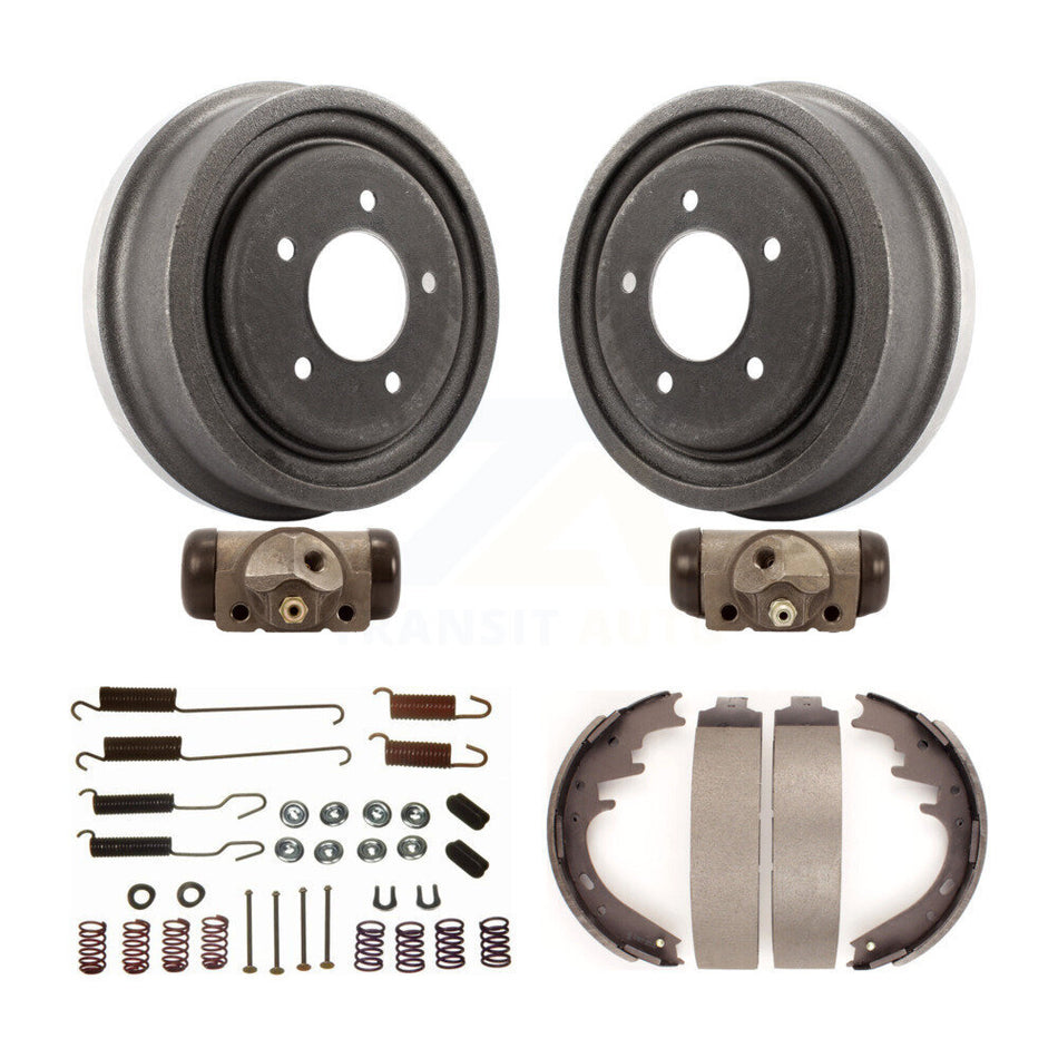 Rear Brake Drum Shoes Spring And Cylinders Kit (6Pc) For Ford F-150 K8N-100488