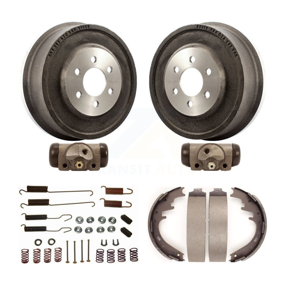 Rear Brake Drum Shoes Spring And Cylinders Kit (6Pc) For 2000-2002 Dodge Dakota Durango K8N-100492