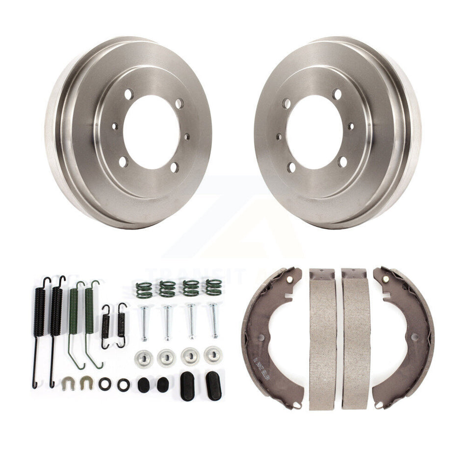 Rear Brake Drum Shoes And Spring Kit For 2007 Mitsubishi Lancer LS Diamond With 15" Factory Wheels K8N-100544