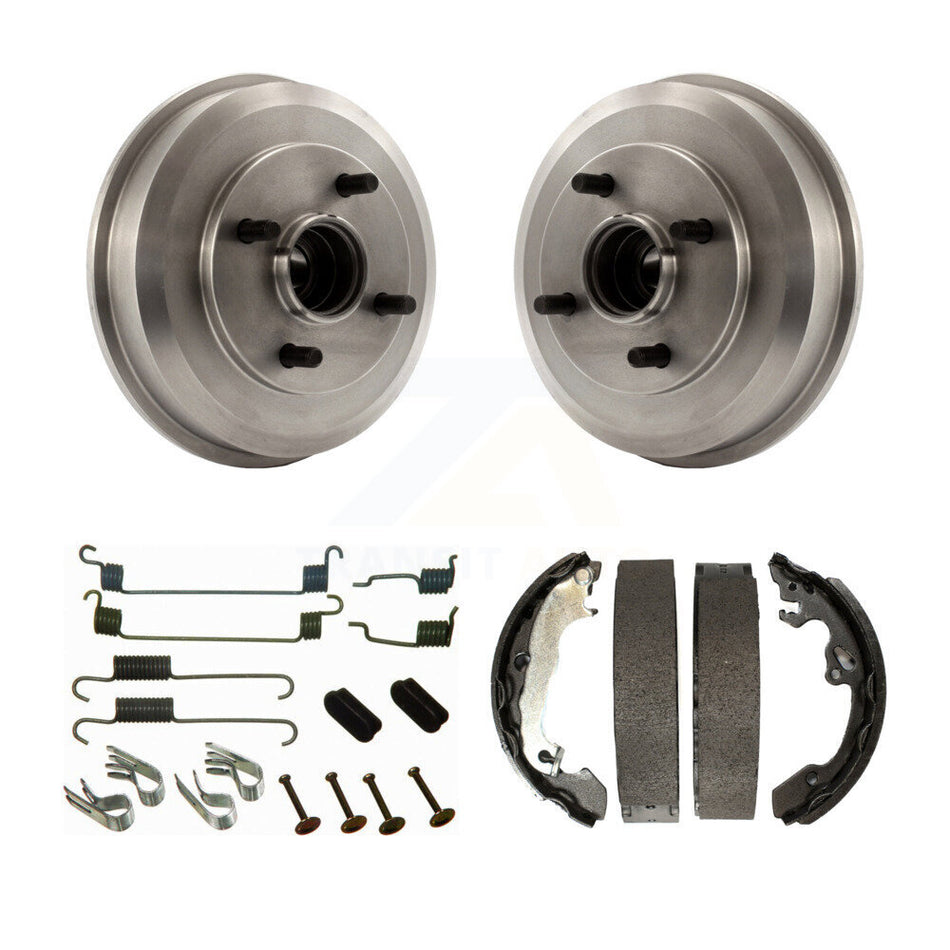Rear Brake Drum Shoes And Spring Kit For 2000-2008 Ford Focus Wheel Bearing Includes K8N-100548