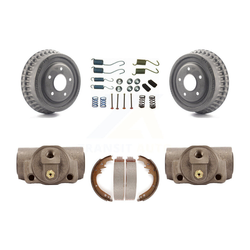 Rear Brake Drum Shoes Spring And Cylinder Kit For Oldsmobile 98 With 9-1 2" Diameter K8N-100590