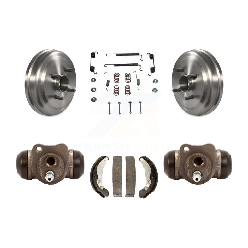 Rear Brake Drum Shoes Spring And Cylinders Kit For Chevrolet Aveo Aveo5 Pontiac G3 Wave Wave5 With Hub Assembly K8N-100605