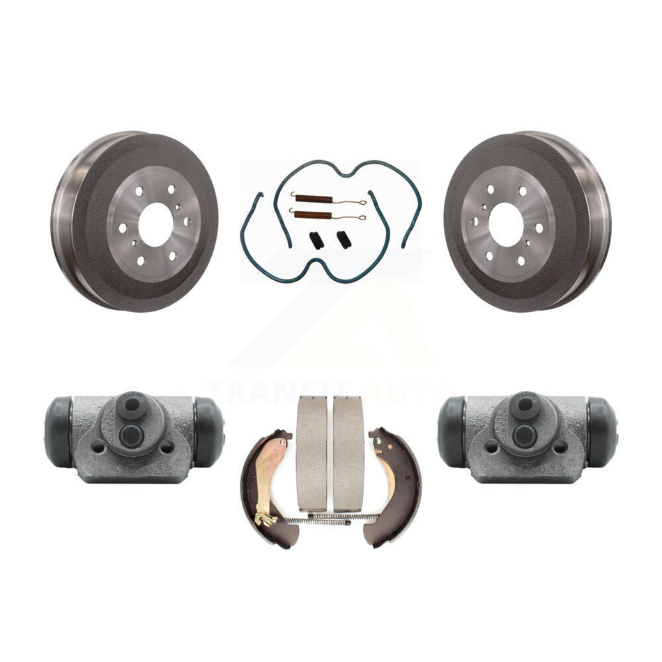 Rear Brake Drum Shoes Spring And Cylinders Kit For 2009-2009 Chevrolet Silverado 1500 GMC Sierra With 6400 Lb GVW Except Vehicles Using Hold Down Pins K8N-100611