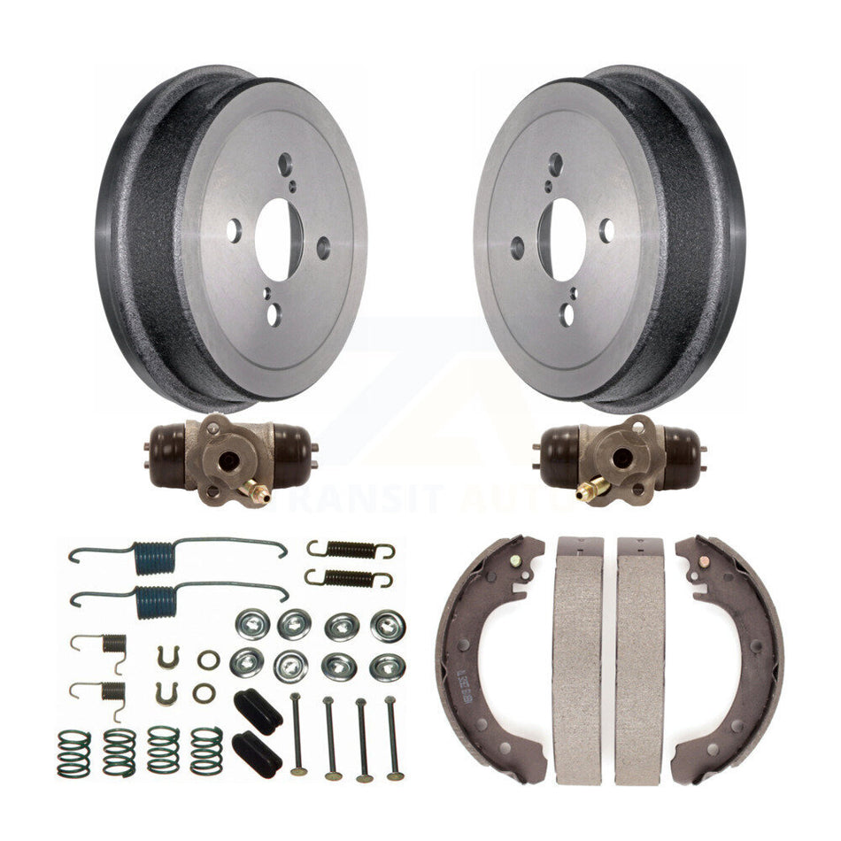 Rear Brake Drum Shoes Spring And Cylinders Kit (6Pc) For 2002 Toyota Corolla Non-ABS From 04 02 K8N-100622