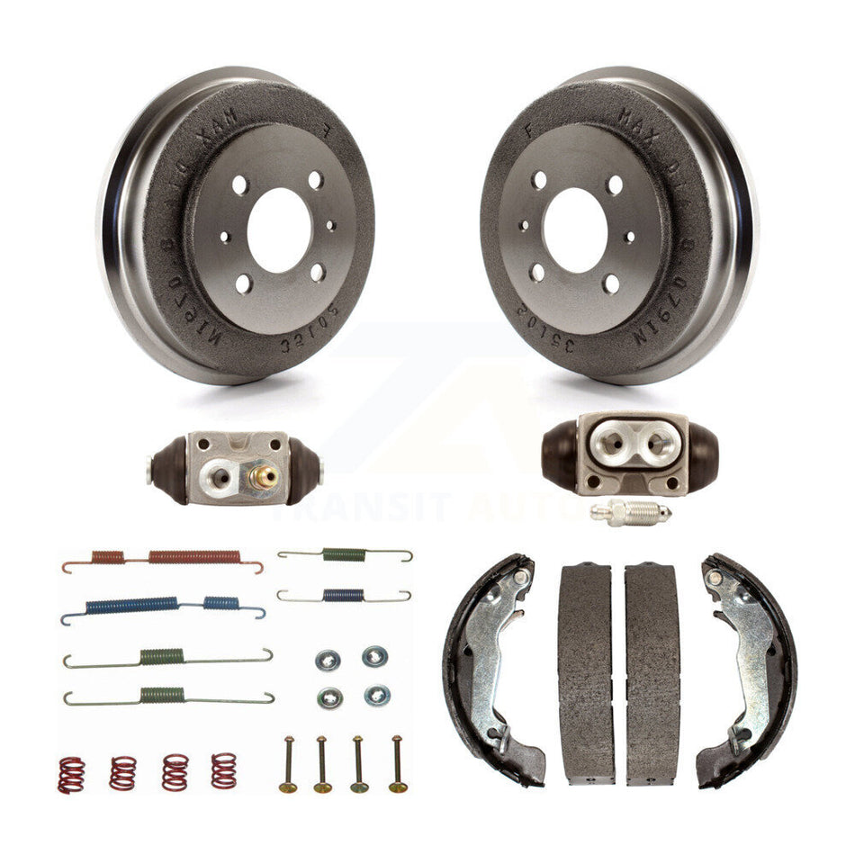 Rear Brake Drum Shoes Spring And Cylinders Kit (6Pc) For 2003-2005 Hyundai Accent K8N-100631