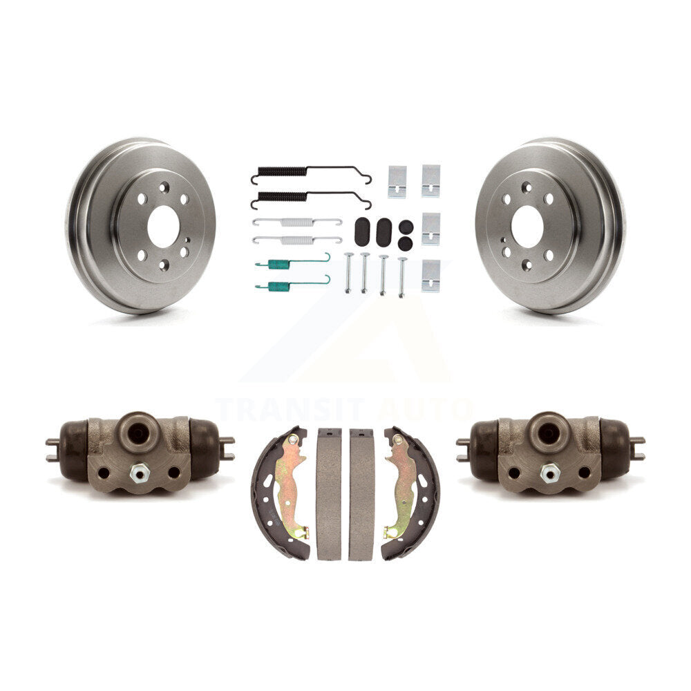 Rear Brake Drum Shoes Spring And Cylinders Kit For 2011-2014 Mazda 2 K8N-100679