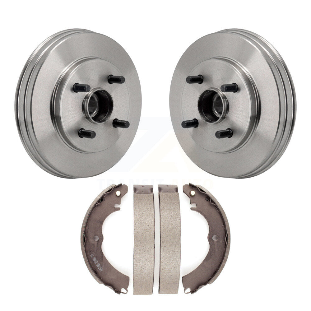 Rear Brake Drum Shoes Kit For 2017-2023 Mitsubishi Mirage G4 With 1 Mounting Hole K8N-100684