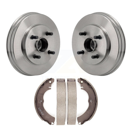 Rear Brake Drum Shoes Kit For 2017-2023 Mitsubishi Mirage G4 With 1 Mounting Hole K8N-100684