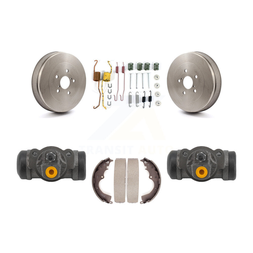 Rear Brake Drum Shoe Spring And Cylinder Kit For 2015 Toyota Tacoma RWD With 6 Lug Wheels K8N-100691