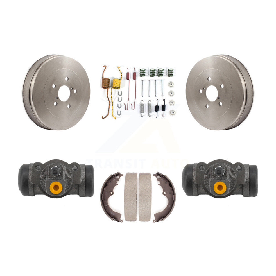 Rear Brake Drum Shoe Spring And Cylinder Kit For 2015 Toyota Tacoma RWD With 6 Lug Wheels K8N-100691