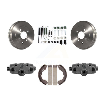 Rear Brake Drum Shoes Spring And Cylinders Kit For 2008 Nissan Versa 4-Wheel ABS K8N-100693