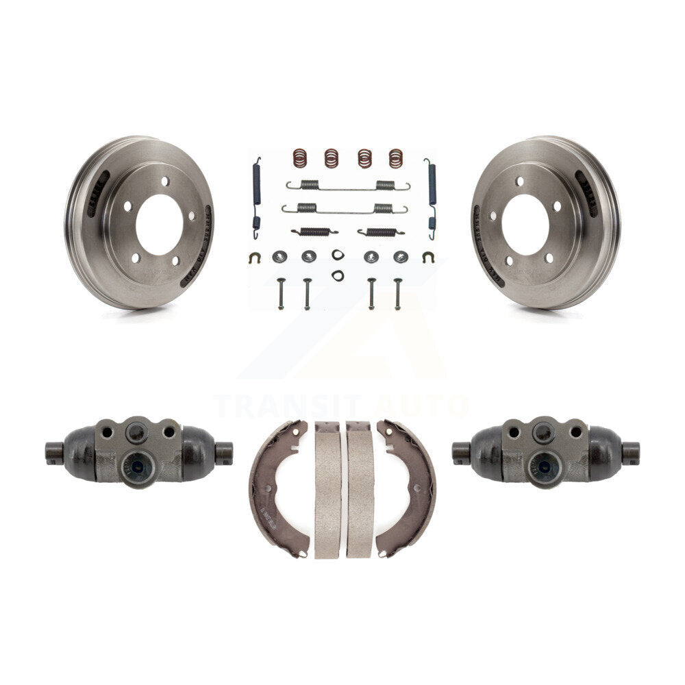 Rear Brake Drum Shoe Spring Cylinder Kit For 07 Mitsubishi Lancer With 16" Factory Wheels K8N-100706