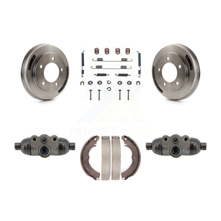 Rear Brake Drum Shoe Spring Cylinder Kit For 07 Mitsubishi Lancer With 16" Factory Wheels K8N-100706