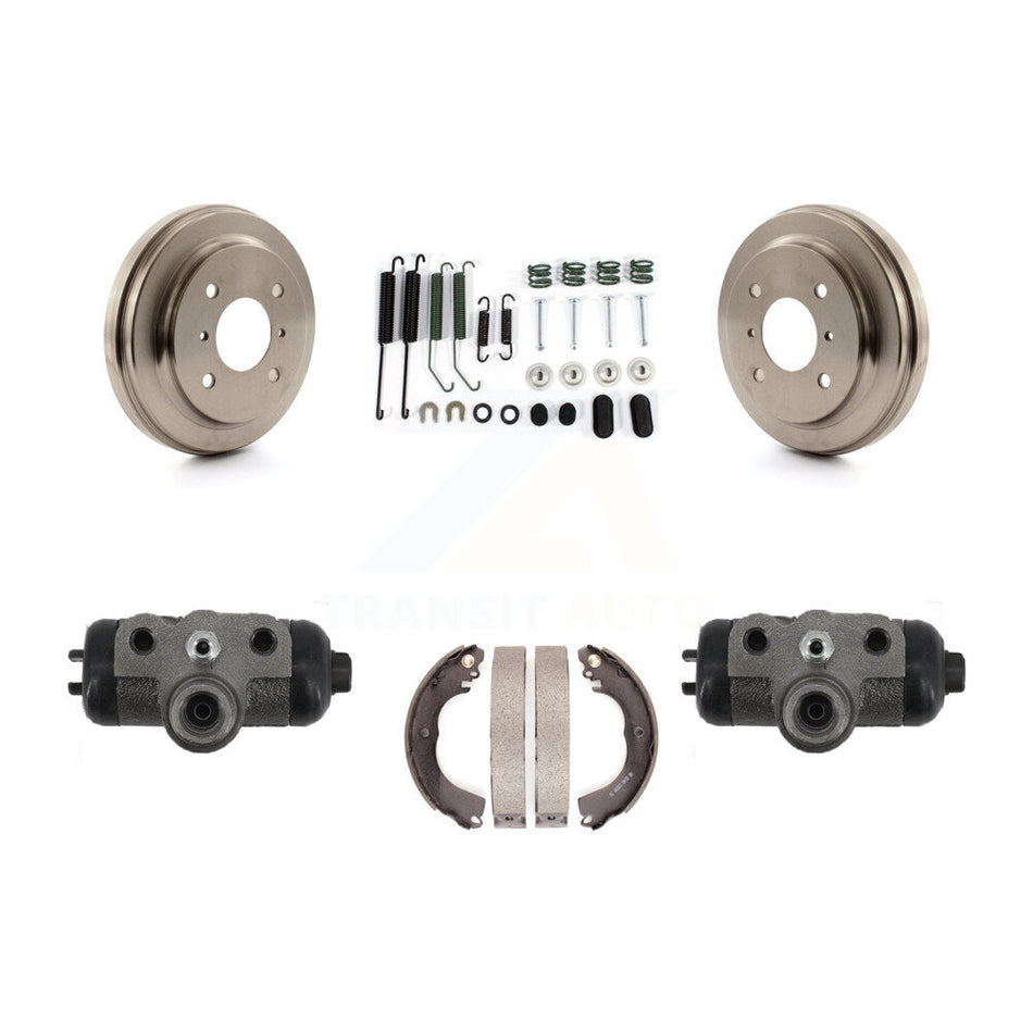 Rear Brake Drum Shoes Spring Cylinder Kit For 09-11 Nissan Versa 1.6L Without 4 Wheel ABS K8N-100712