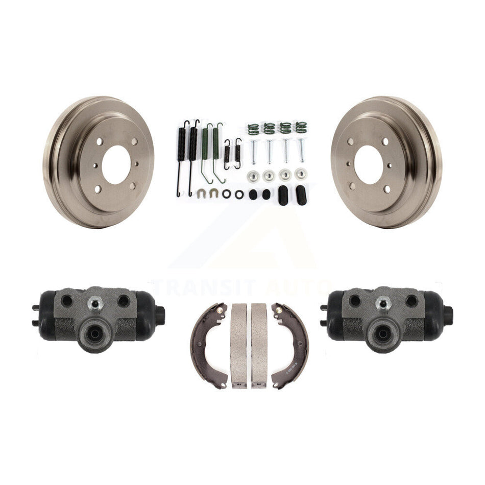 Rear Brake Drum Shoes Spring Cylinder Kit For 09-11 Nissan Versa 1.6L Without 4 Wheel ABS K8N-100712