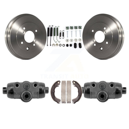 Rear Brake Drum Shoes Spring And Cylinders Kit For 2008 Nissan Versa 4-Wheel ABS K8N-100720