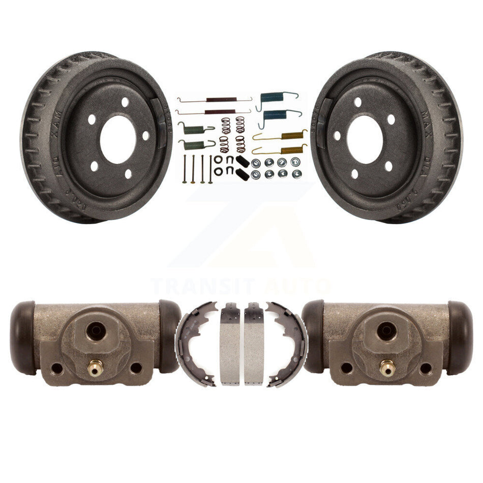 Rear Brake Drum Shoes Spring And Cylinders Kit For 2010 Mazda B4000 With 9" Diameter K8N-100722