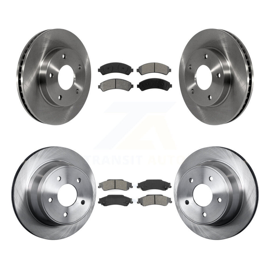 Front Rear Disc Brake Rotors And Semi-Metallic Pads Kit For Chevrolet S10 Blazer GMC Sonoma Jimmy Oldsmobile Bravada Isuzu Hombre K8S-100755