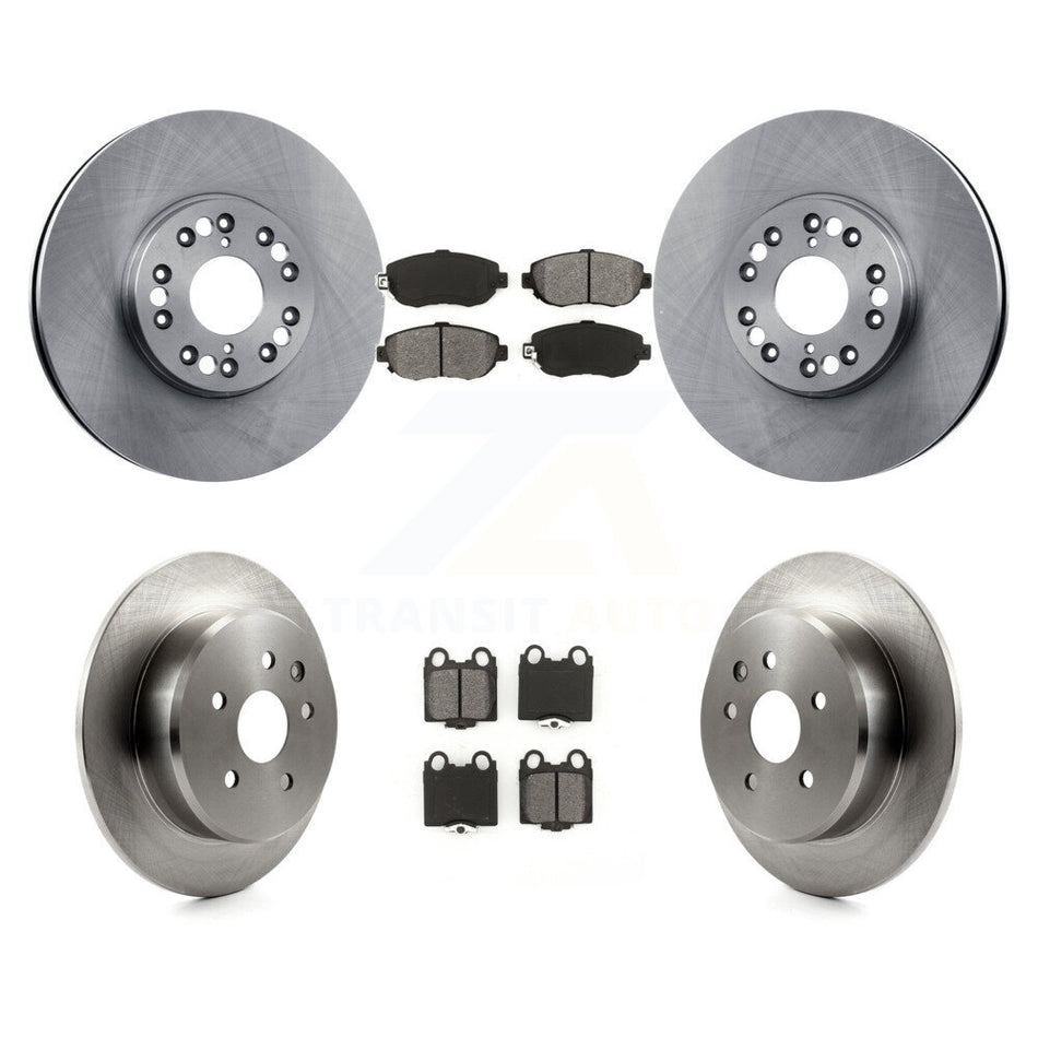 Front Rear Disc Brake Rotors And Semi-Metallic Pads Kit For Lexus GS300 SC430 IS300 GS400 GS430 K8S-101066
