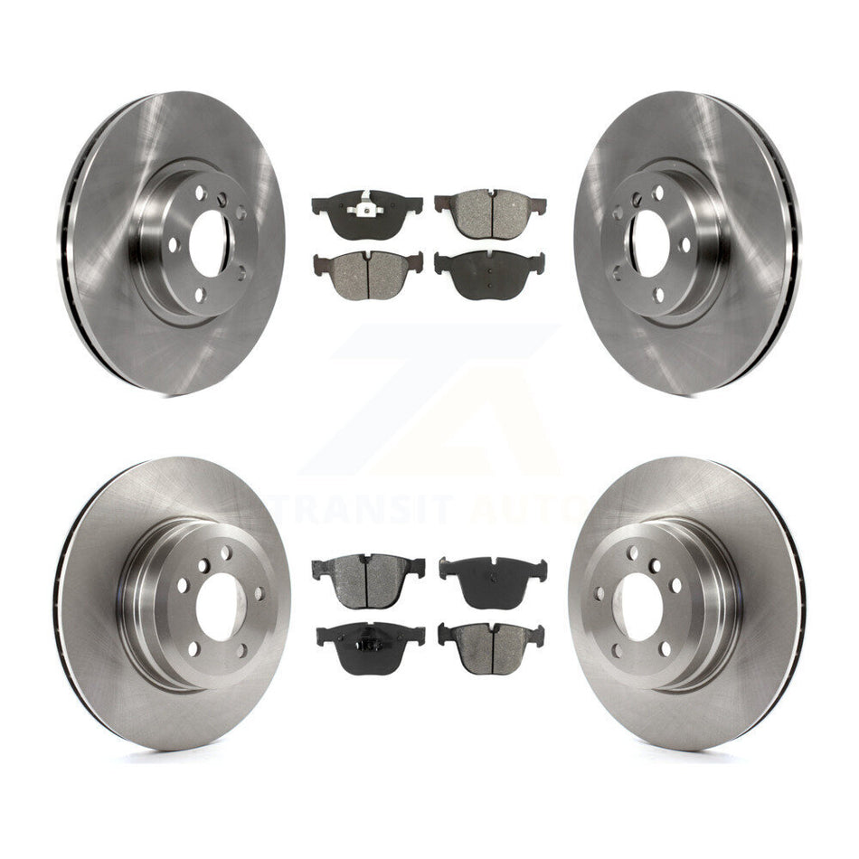 Front Rear Disc Brake Rotors And Semi-Metallic Pads Kit For BMW X5 X6 K8S-101370