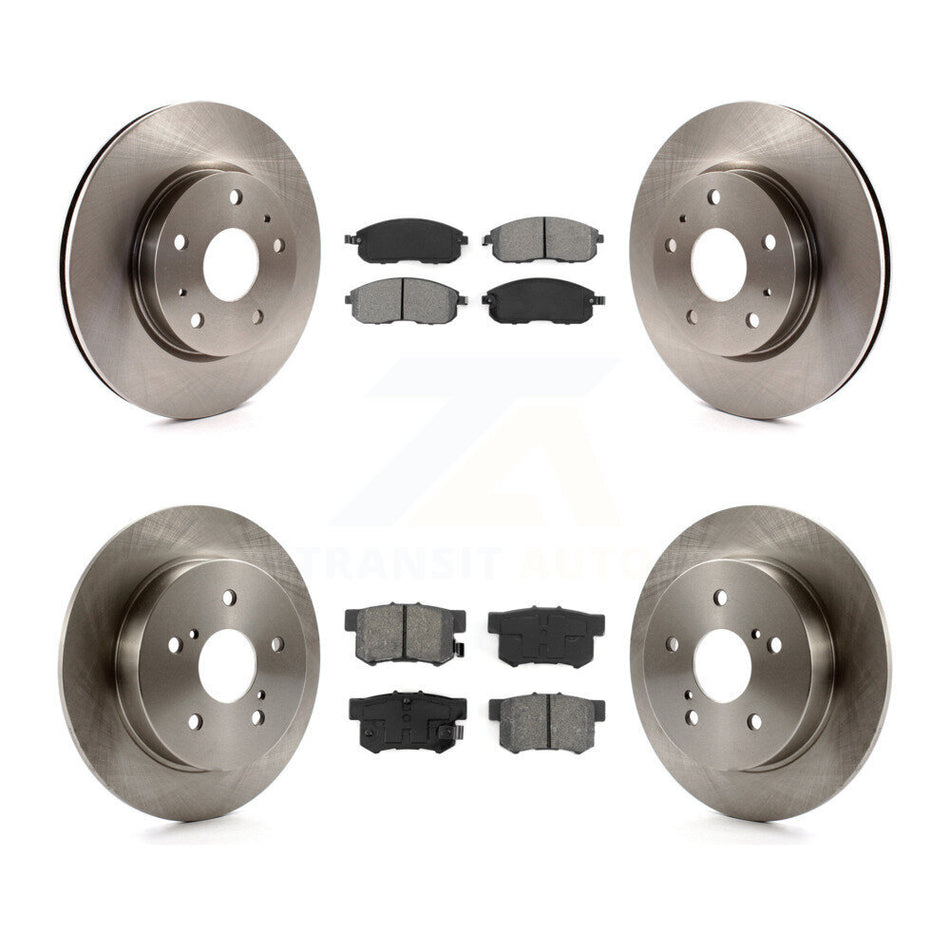 Front Rear Disc Brake Rotors And Semi-Metallic Pads Kit For Suzuki SX4 Crossover K8S-101382