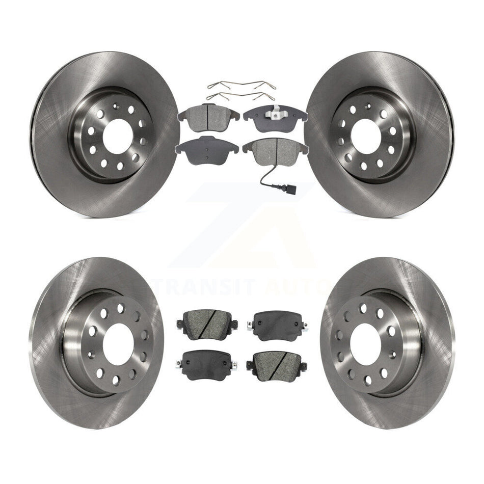 Front Rear Disc Brake Rotors And Semi-Metallic Pads Kit For Volkswagen Passat K8S-102684