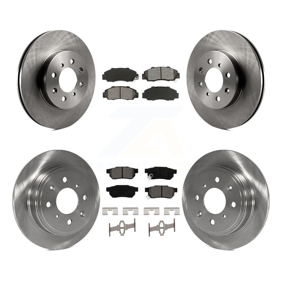 Front Rear Disc Brake Rotors And Semi-Metallic Pads Kit For 1992-1993 Acura Integra GS-R K8S-102786