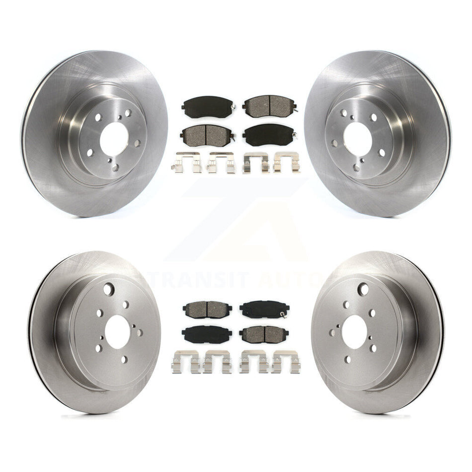 Front Rear Disc Brake Rotors And Semi-Metallic Pads Kit For Toyota 86 K8S-102794