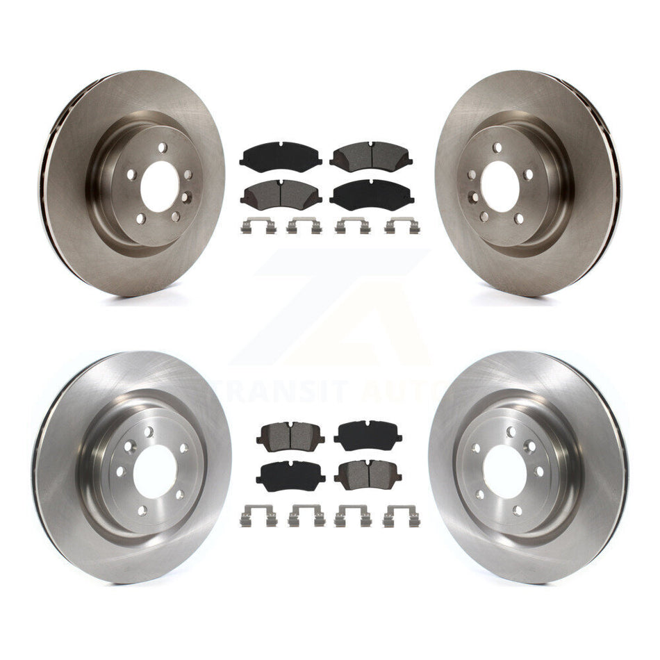 Front Rear Disc Brake Rotors And Semi-Metallic Pads Kit For Land Rover Range Sport Discovery K8S-102917
