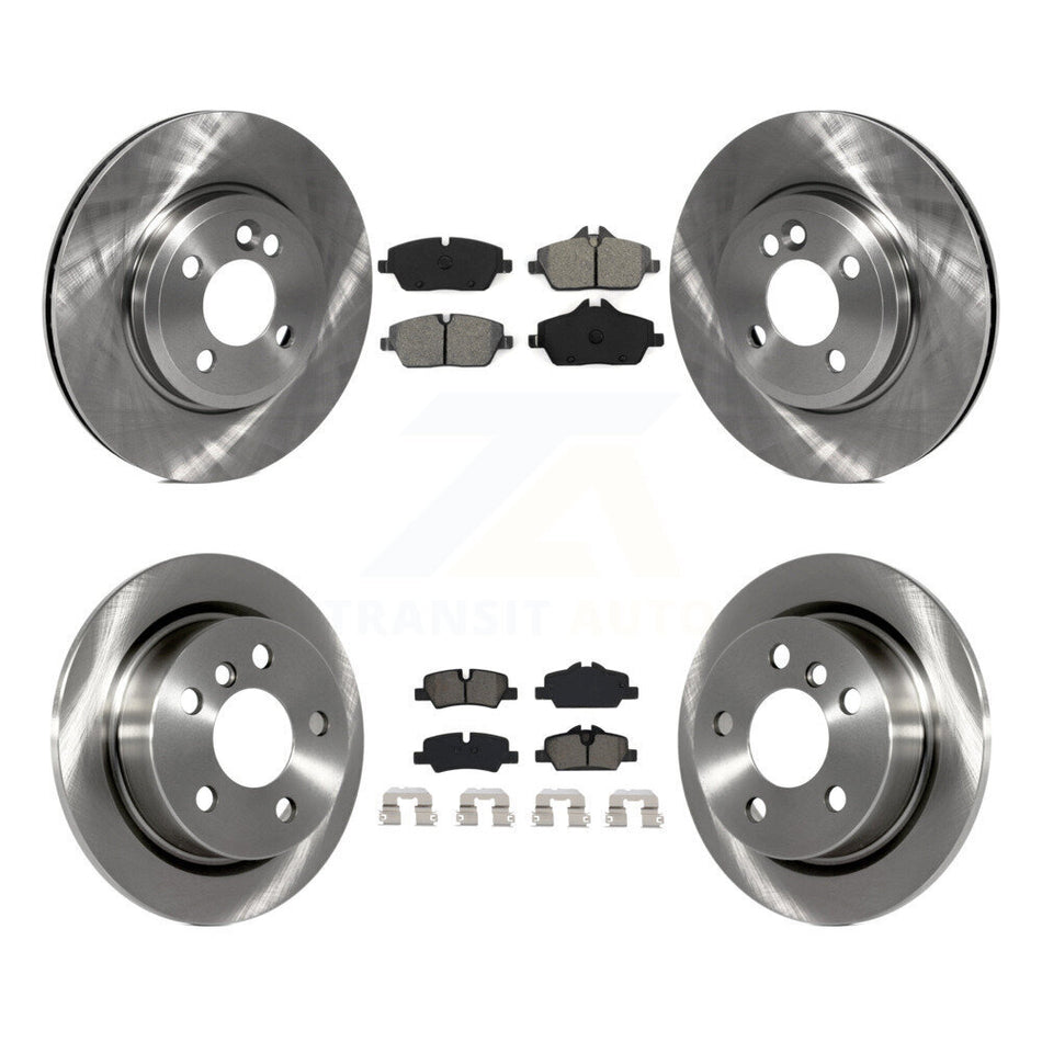Front Rear Disc Brake Rotors And Semi-Metallic Pads Kit For 2015 Mini Cooper 2.0L 1.5L With 280mm Diameter Rotor 4 Lug Wheels K8S-102921