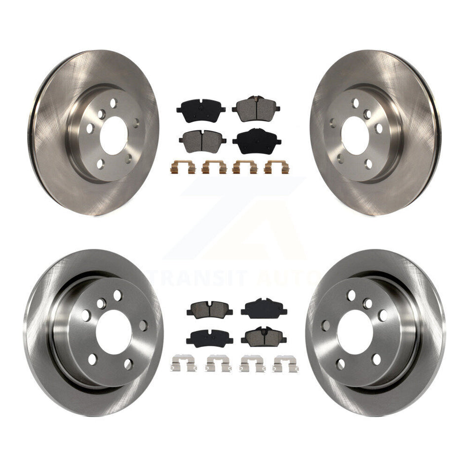 Front Rear Disc Brake Rotors And Semi-Metallic Pads Kit For Mini Cooper K8S-102940