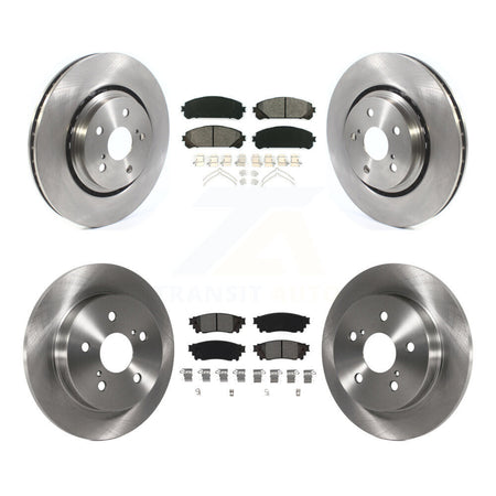 Front Rear Disc Brake Rotors And Semi-Metallic Pads Kit For Toyota Camry Avalon TRD K8S-102951