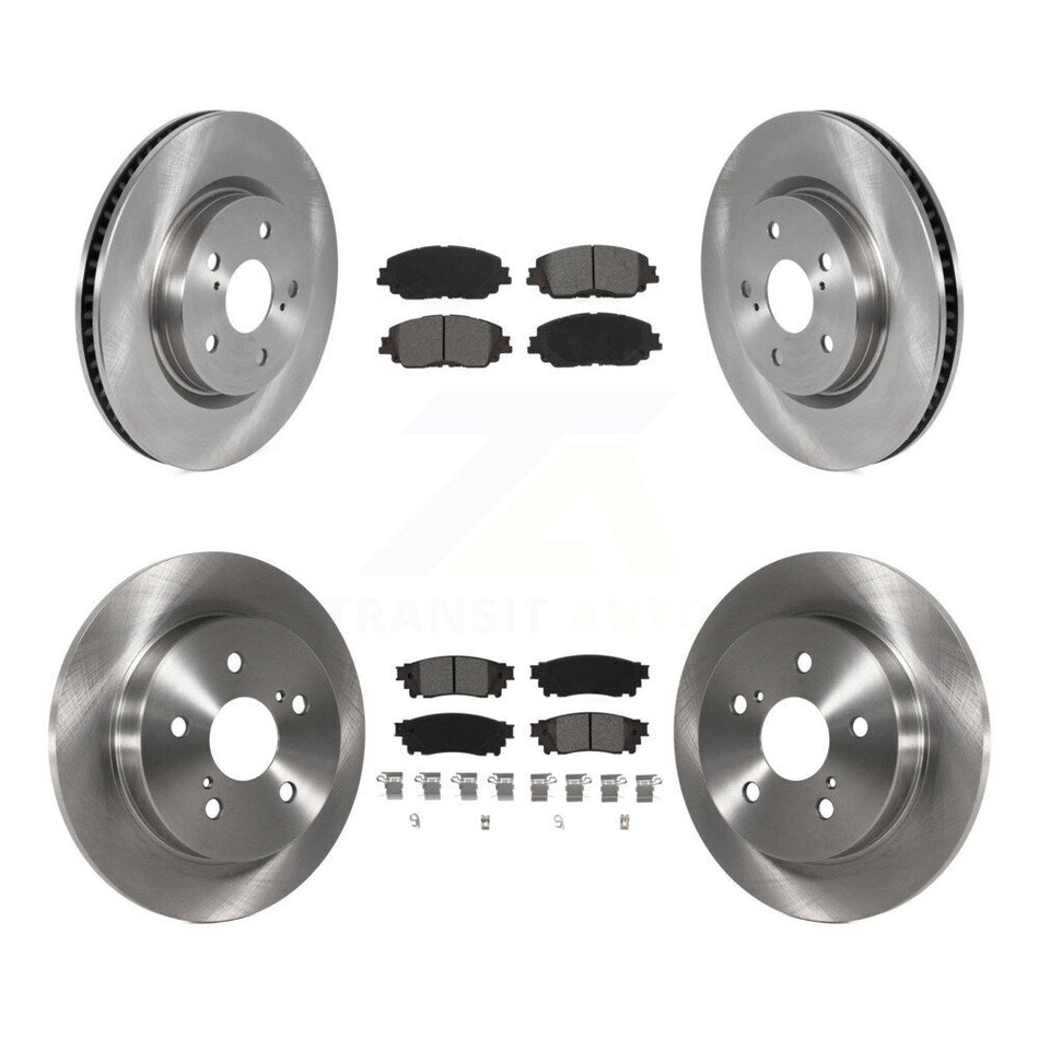 Front Rear Disc Brake Rotors And Semi-Metallic Pads Kit For Toyota Camry RAV4 Lexus ES350 Avalon ES300h UX250h UX200 C-HR ES250 Venza K8S-102955