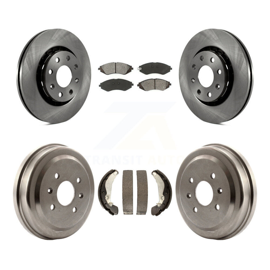 Front Rear Disc Brake Rotors Semi-Metallic Pads And Drum Kit For Chevrolet Aveo Spark Aveo5 Pontiac G3 Suzuki Wave Wave5 Swift+ K8S-103233
