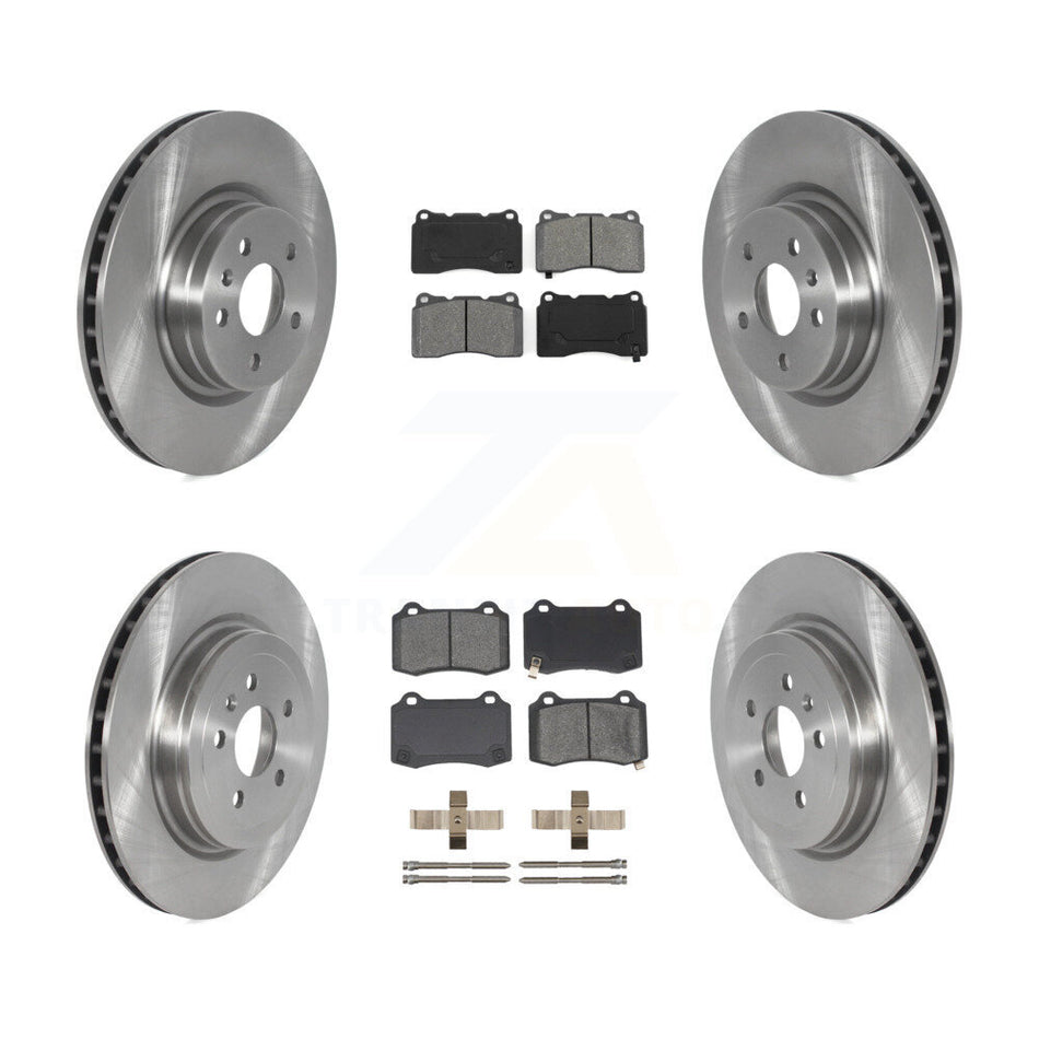 Front Rear Disc Brake Rotors And Semi-Metallic Pads Kit For 2016 Tesla S From 04 16 K8S-103603