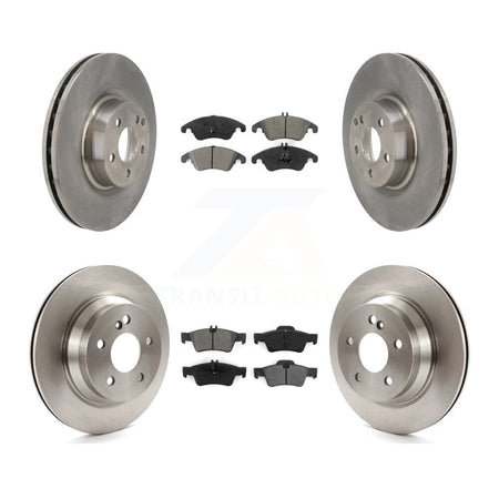 Front Rear Disc Brake Rotors And Semi-Metallic Pads Kit For Mercedes-Benz E400 K8S-103675