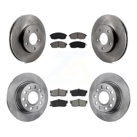 Front Rear Disc Brake Rotor And Semi-Metallic Pad Kit For 1999 Nissan Maxima From 04 K8S-103679
