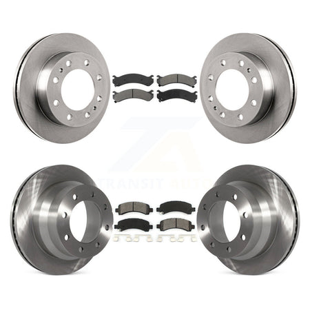 Front Rear Disc Brake Rotors And Semi-Metallic Pads Kit For Chevrolet Express 4500 K8S-103690